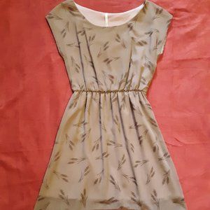 Modest Midi Wheat dress